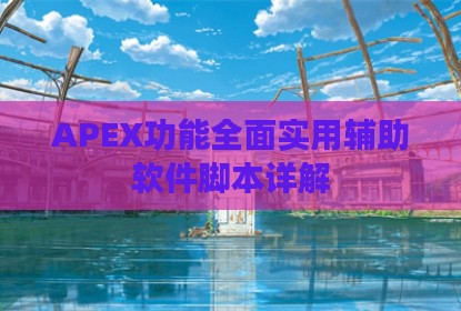 APEX功能全面实用辅助软件脚本详解